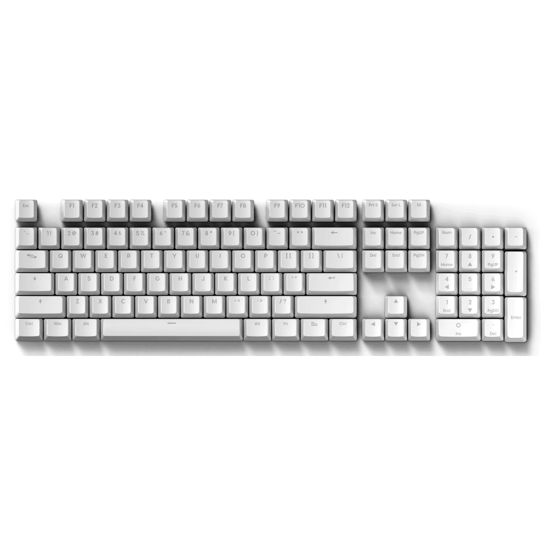 [US ANSI] Pulsar Basic Keycaps 104 Set - Official Pulsar Gaming Gears