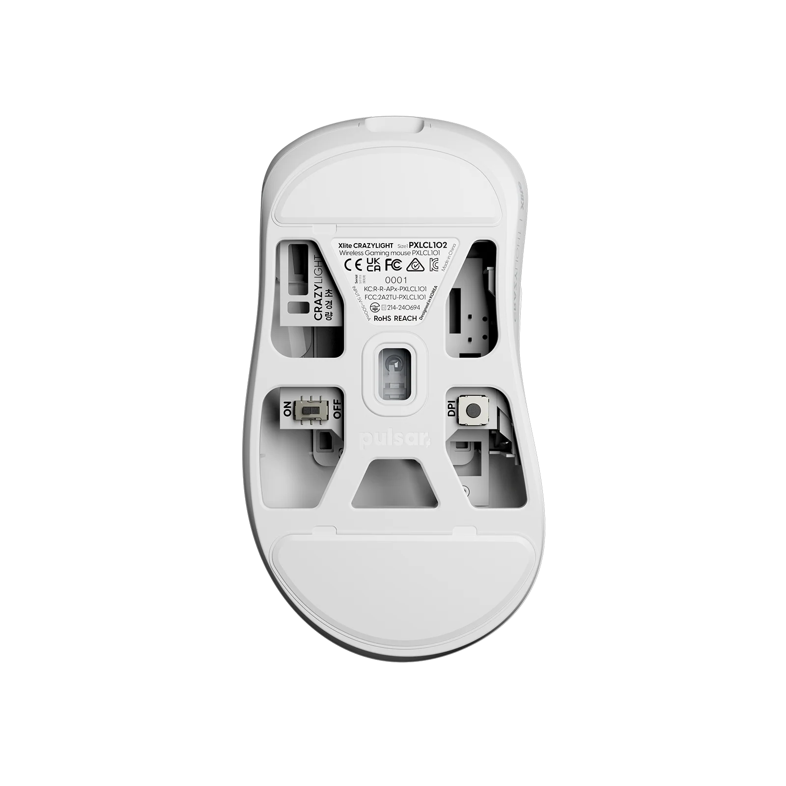 Xlite CrazyLight Mini Gaming Mouse - Official Pulsar Gaming Gears